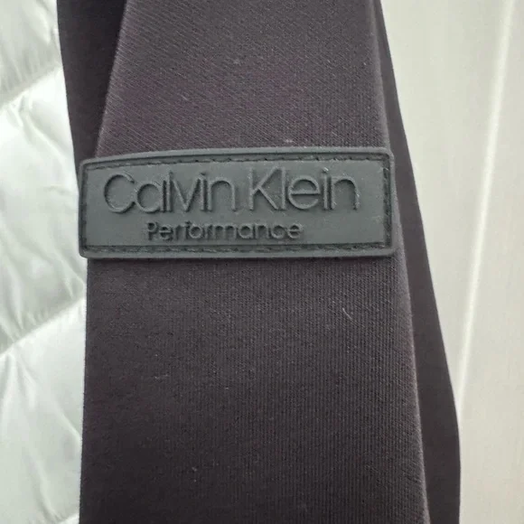 Calvin Klein Performance Women's Puffer Jacket in White and Black - Picture 8 of 11